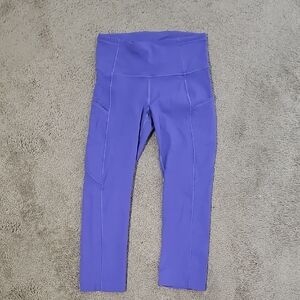 Lululemon Fast And Free Size 4 Cropped Leggins